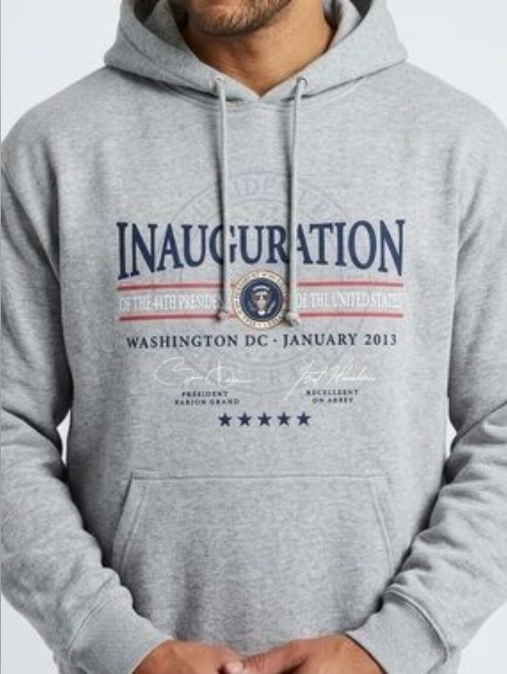 Commemorative 2013 Hoodie For Presidential Inauguration of Obama & Biden